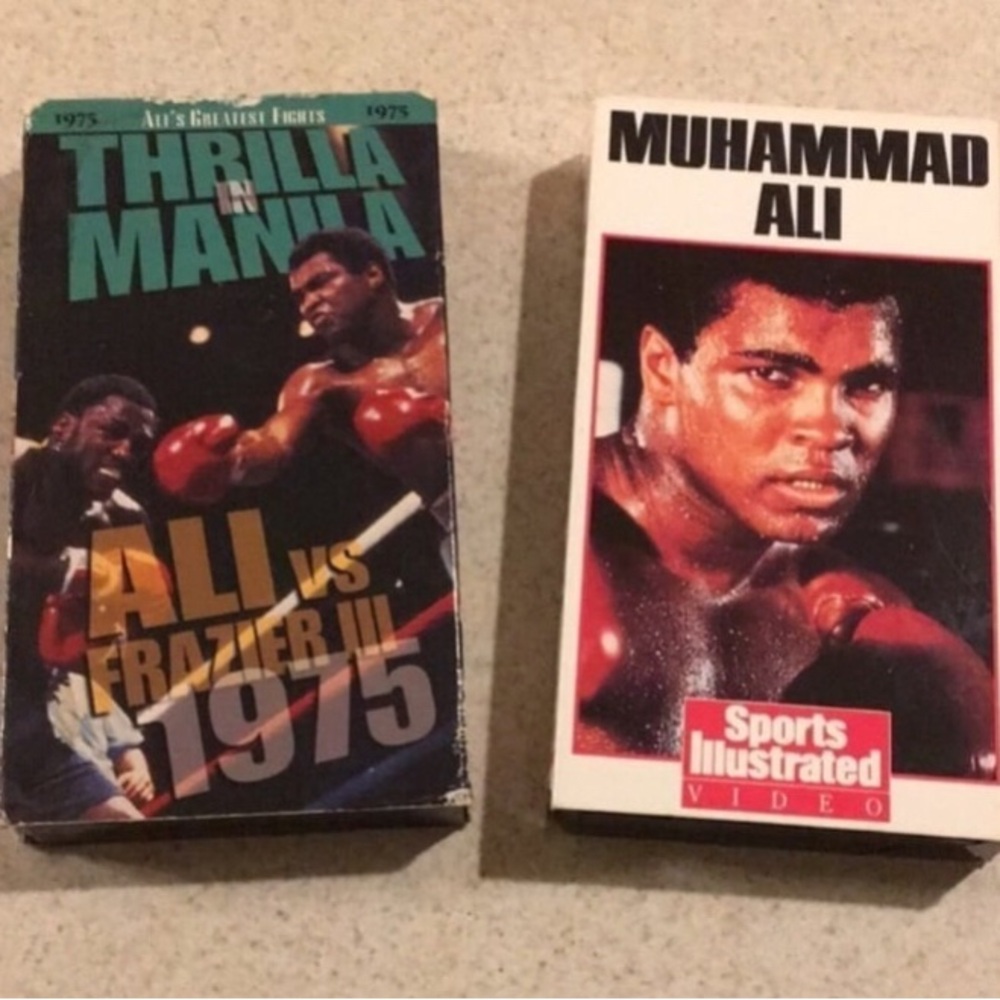 Muhammad Ali Boxing VHS Set